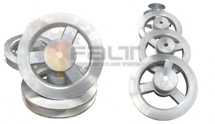 POLEAS DE ALUMINIO 